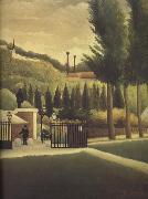 Henri Rousseau The Customs House Sweden oil painting artist